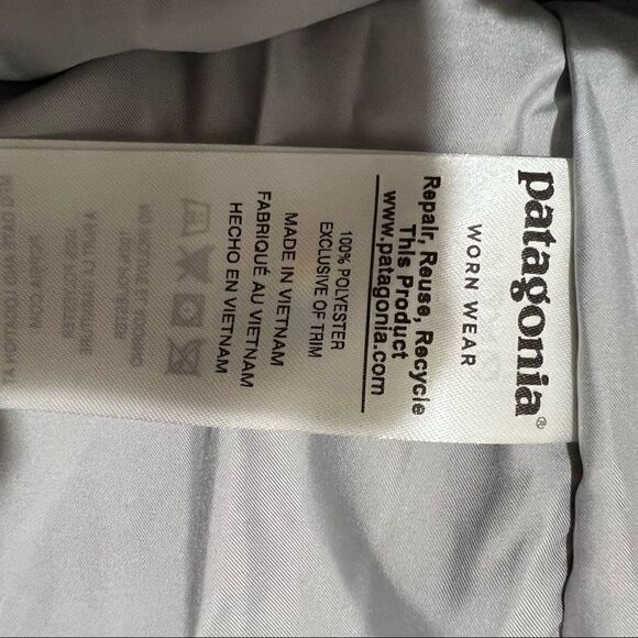 Patagonia Gray Zip up Fleece teddy vest - Picture 10 of 11